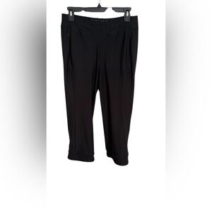 Nike Women’s Dri-Fit Golf Pants Black Stretchy Knit Banded Cuff Sz M